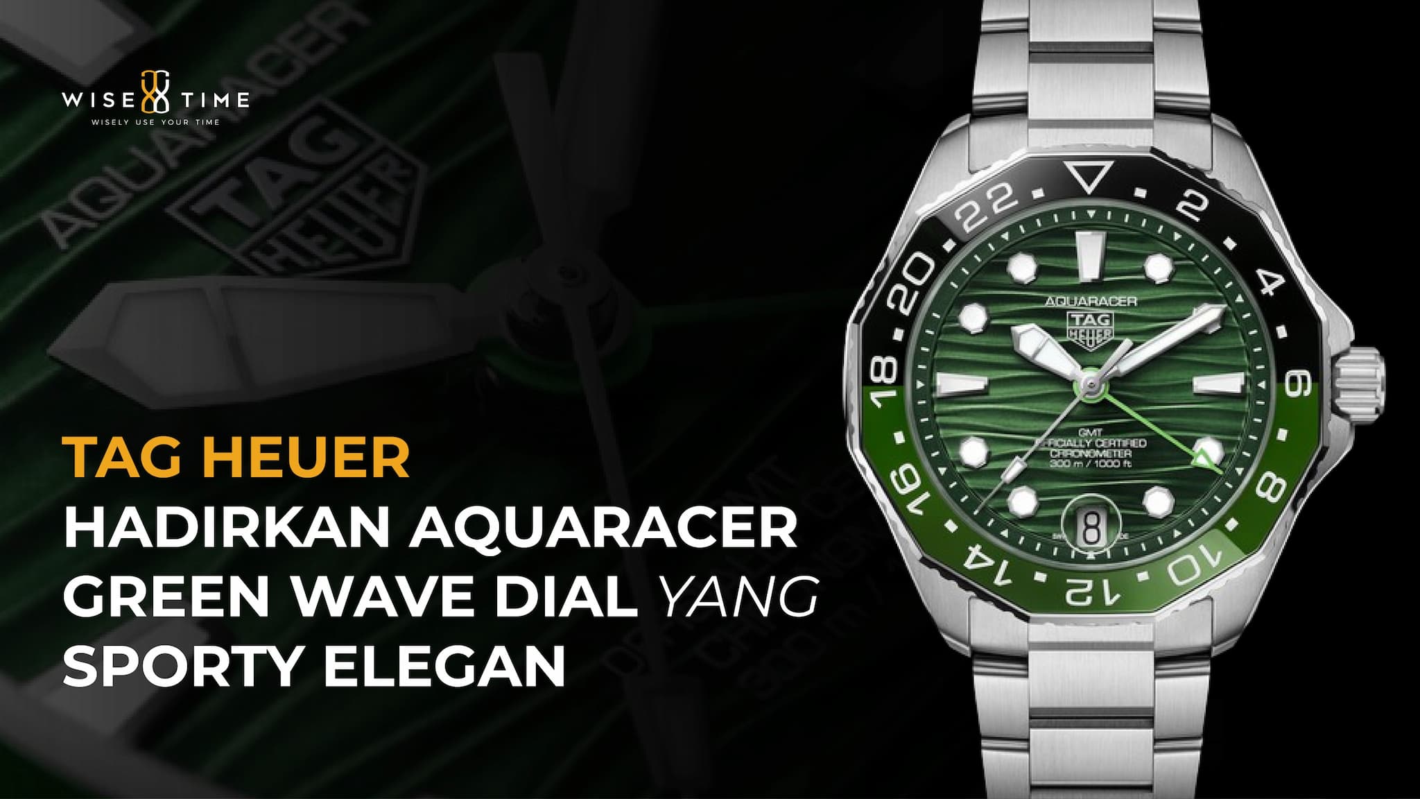 TAG Heuer Hadirkan Aquaracer Green Wave Dial yang Sporty Elegan