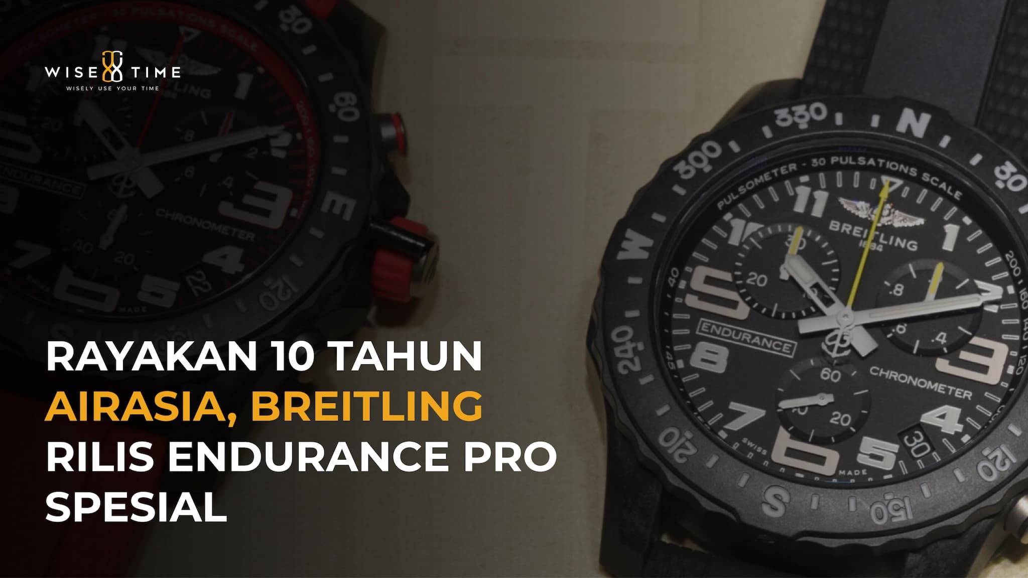 Rayakan 10 Tahun AirAsia, Breitling Rilis Endurance Pro Spesial