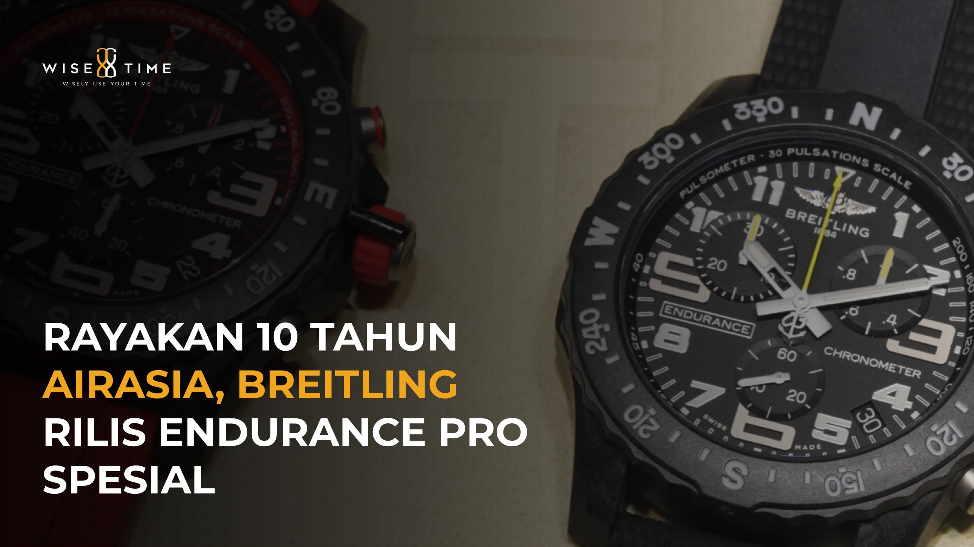 Rayakan 10 Tahun AirAsia, Breitling Rilis Endurance Pro Spesial