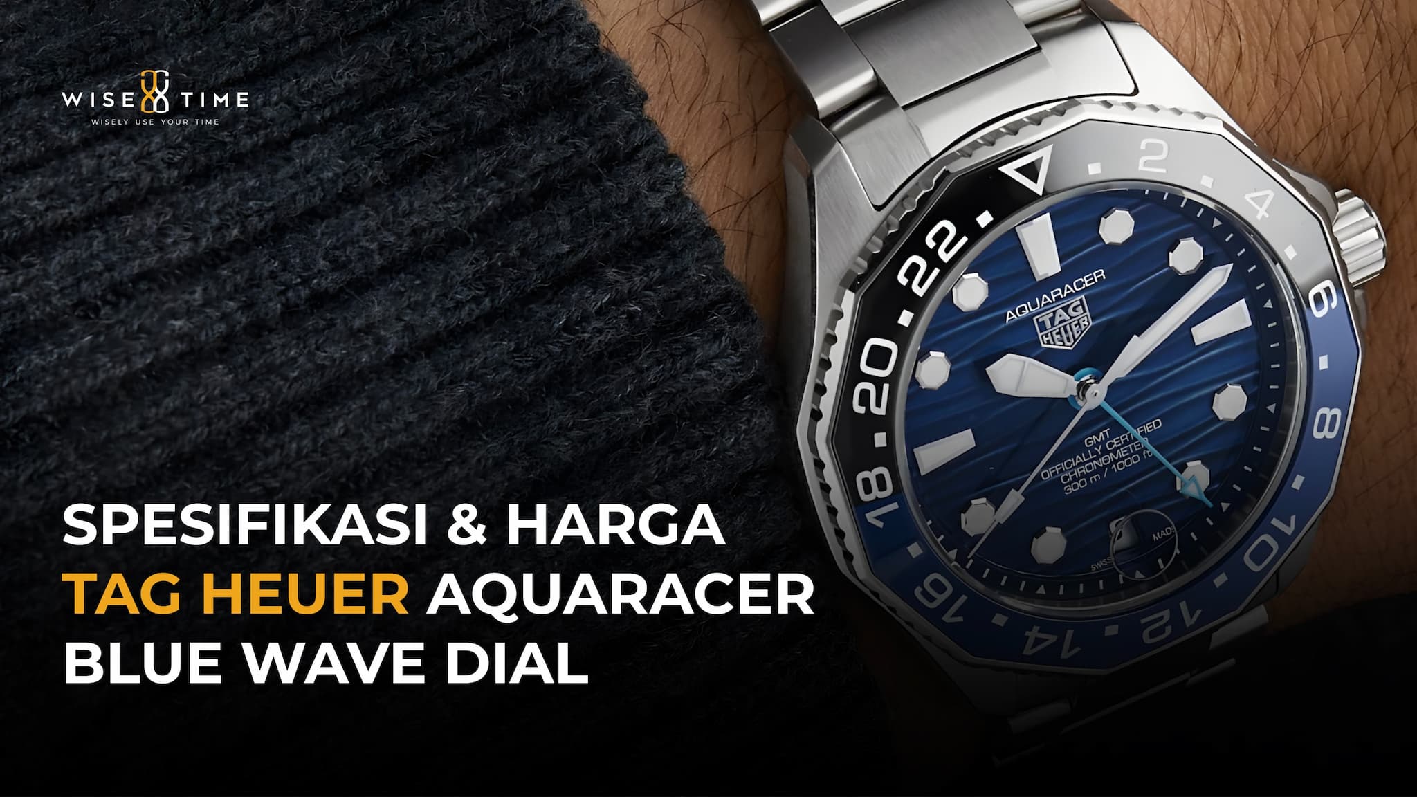 Spesifikasi & Harga TAG Heuer Aquaracer Blue Wave Dial