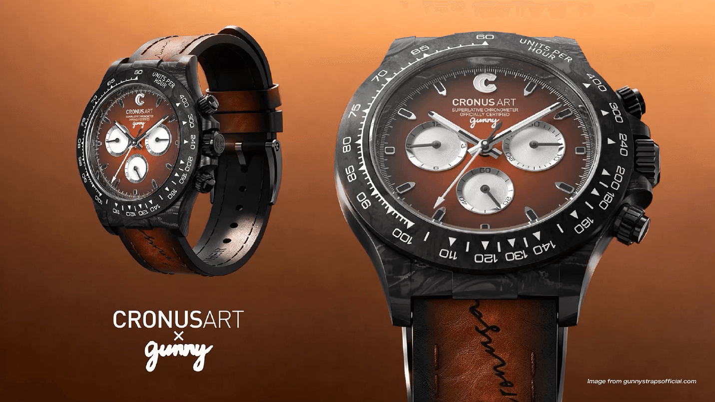 Cronusart x Gunny Straps: Kolaborasi Jam Carbon Fiber dan Strap Kulit